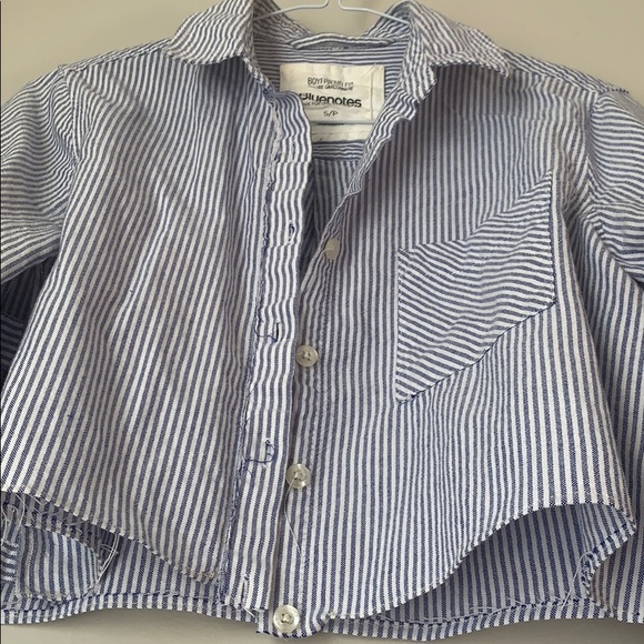 Reworked striped button up - Picture 3 of 3